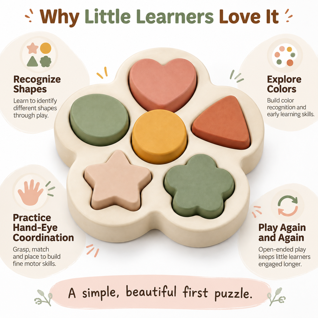 Little Shapes Wooden Puzzle