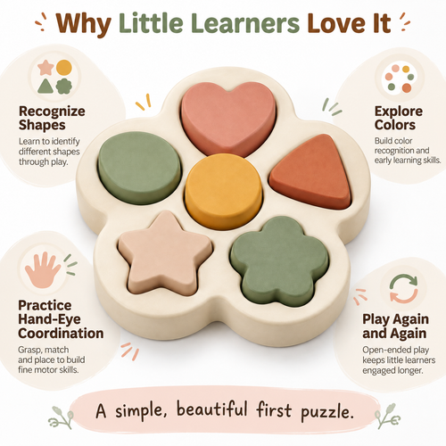 Little Shapes Wooden Puzzle