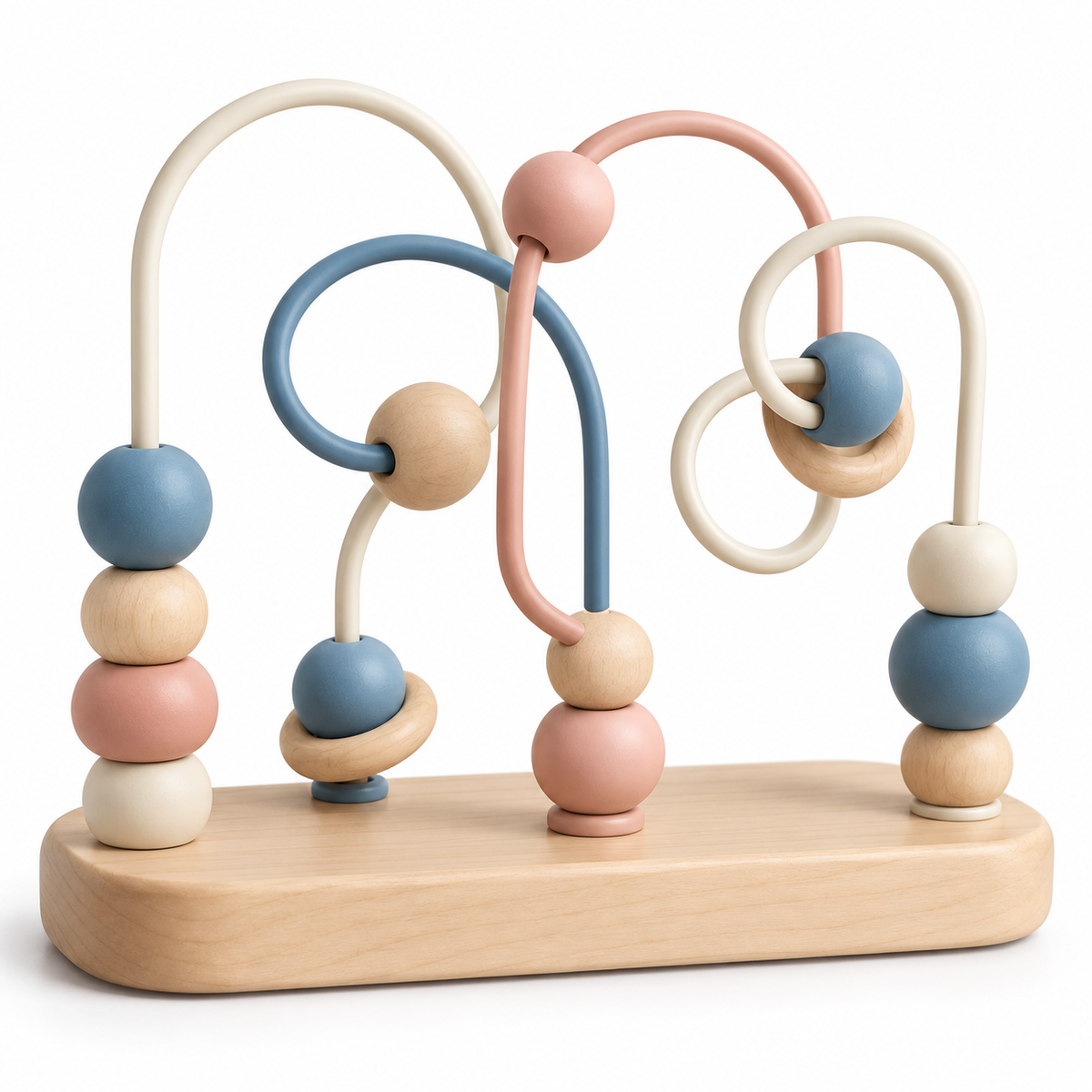 Wooden Bead Maze Toy