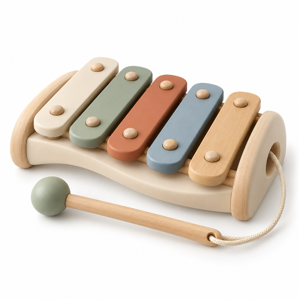 Wooden Xylophone for Toddlers