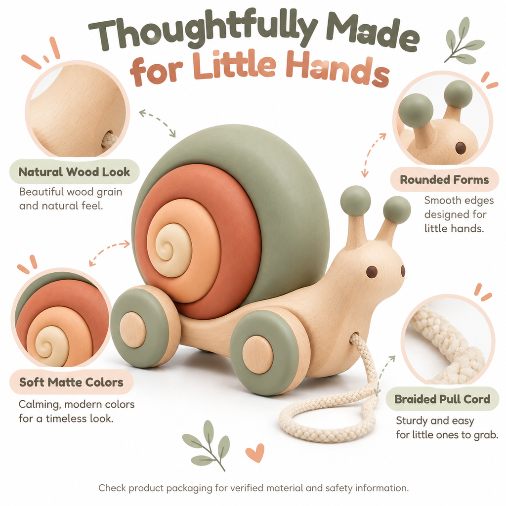 Wooden Pull-Along Toy