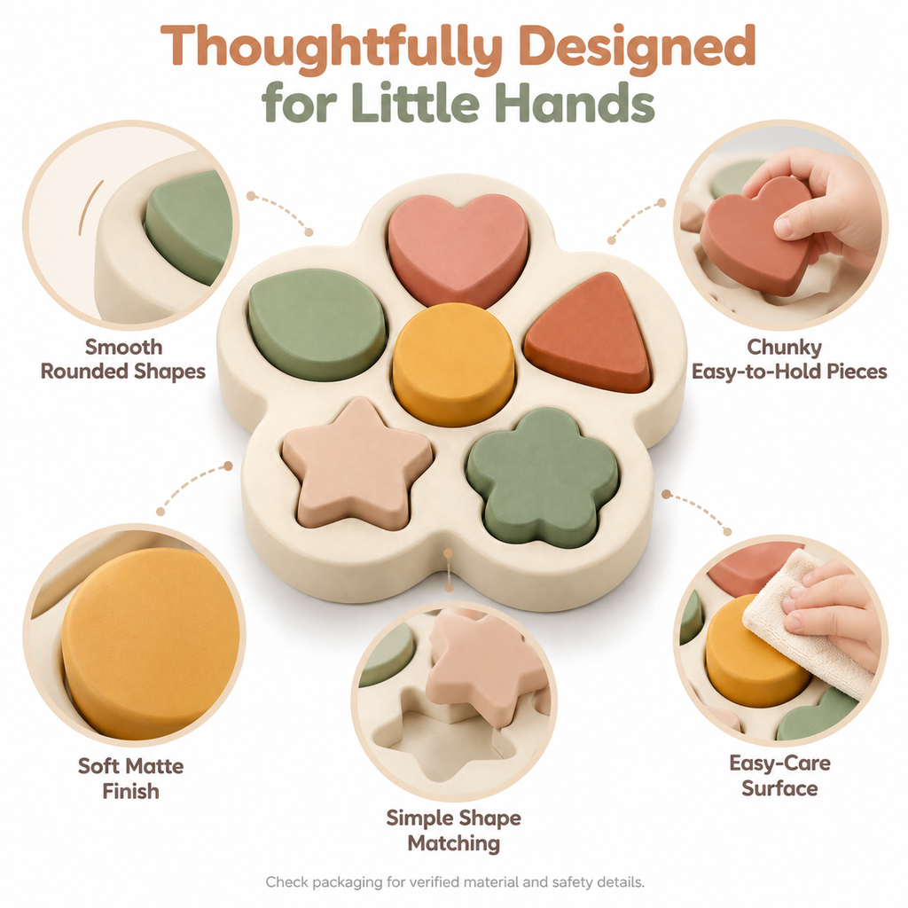 Little Shapes Wooden Puzzle