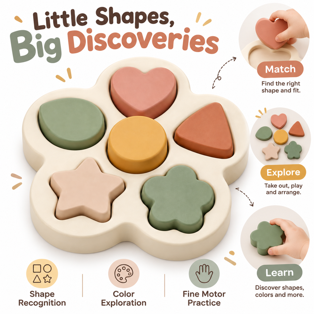 Little Shapes Wooden Puzzle