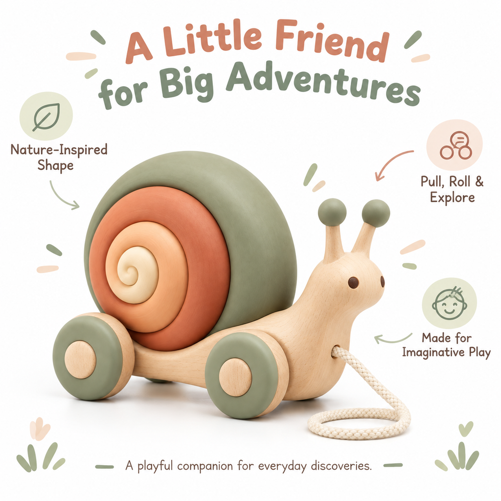 Wooden Pull-Along Toy