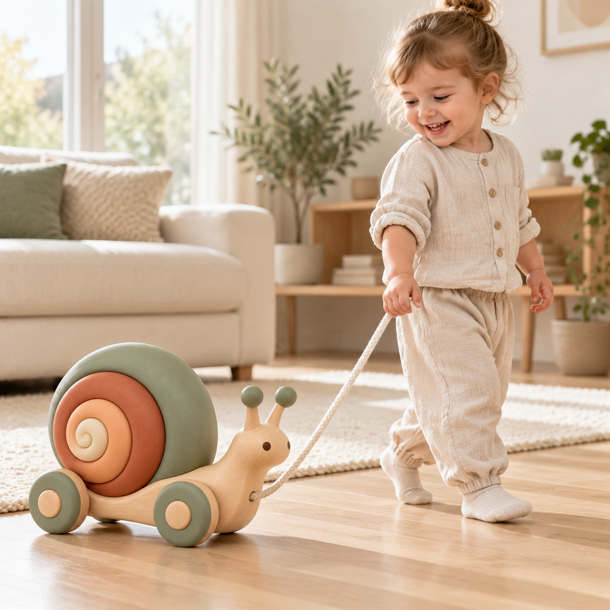 Wooden Pull-Along Toy